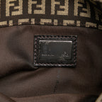 Fendi Zucchino Canvas Shoulder Bag (SHG-wxfU66)