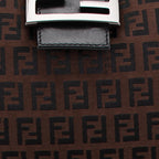 Fendi Zucchino Canvas Shoulder Bag (SHG-XMKqeE)
