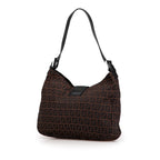 Fendi Zucchino Canvas Shoulder Bag (SHG-XMKqeE)