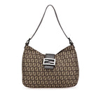 Fendi Zucchino Canvas Shoulder Bag (SHG-Wd0jWV)