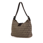 Fendi Zucchino Canvas Shoulder Bag (SHG-Wd0jWV)