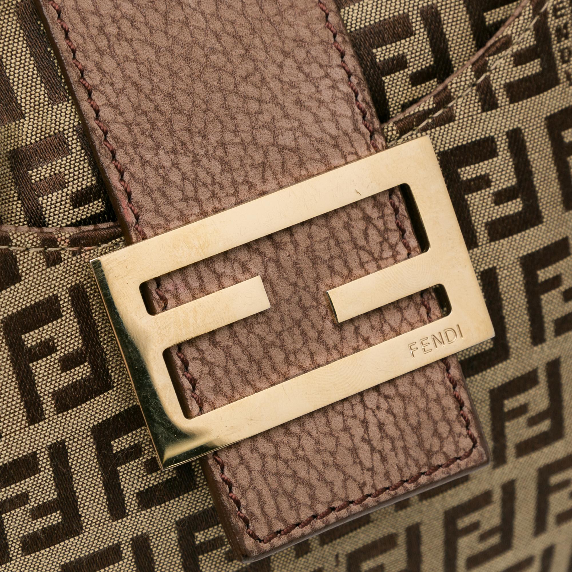 Fendi Zucchino Canvas Sweet Hobo (SHG-3fSaD1)