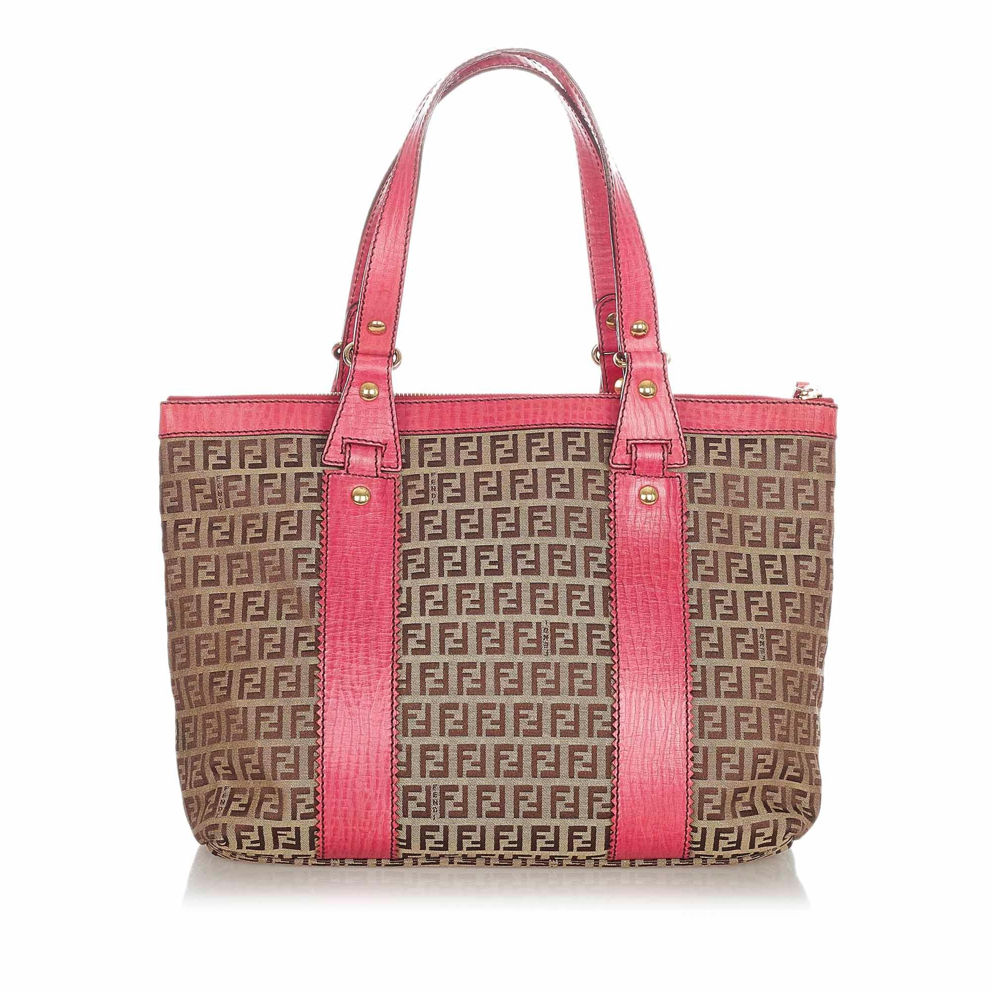 Fendi Zucchino Canvas Tote Bag (SHG-31054)