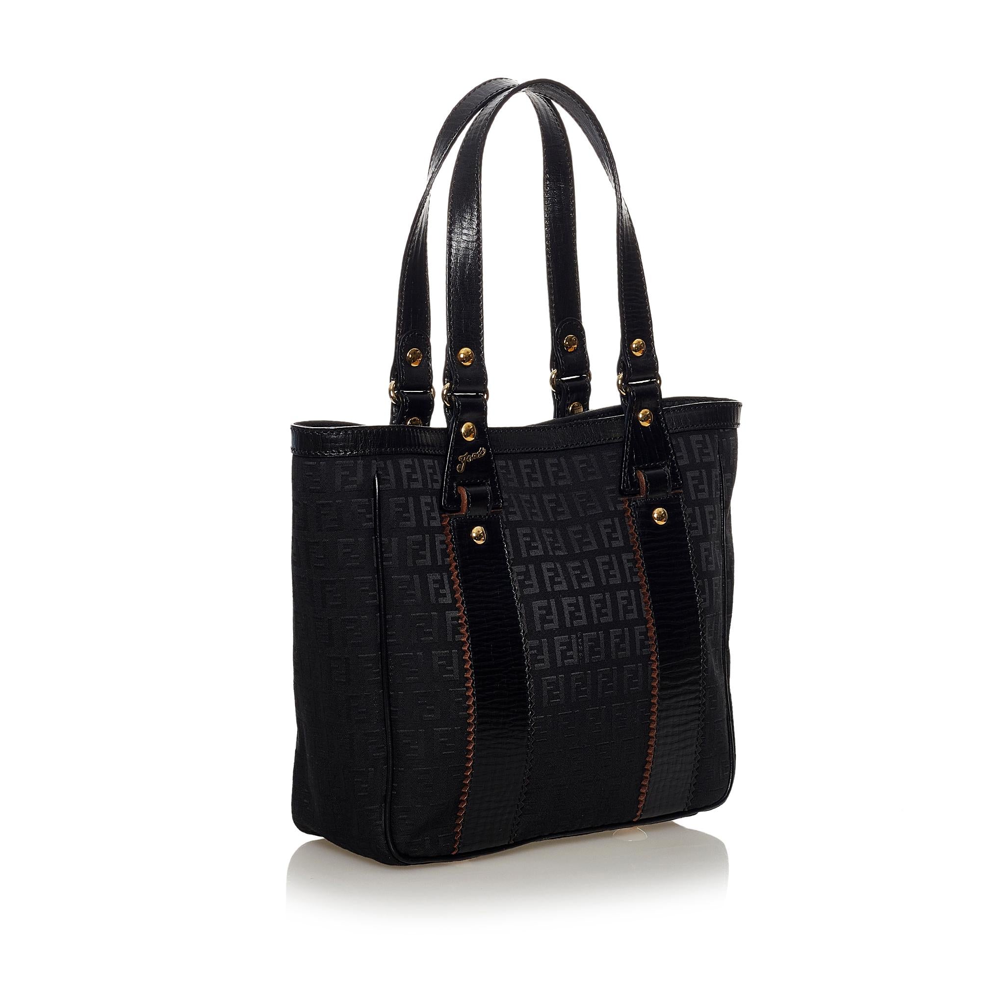 Fendi Zucchino Canvas Tote Bag (SHG-33449)