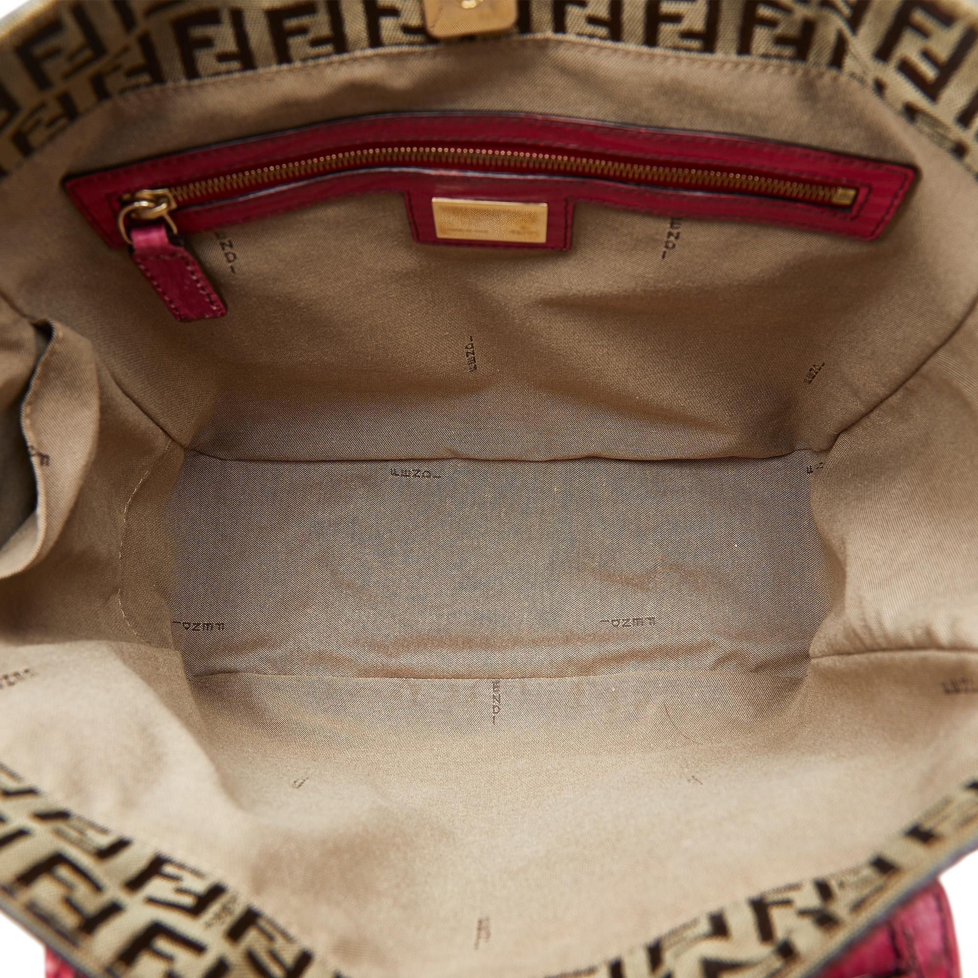 Fendi Zucchino Canvas Tote Bag (SHG-NoLXWR)