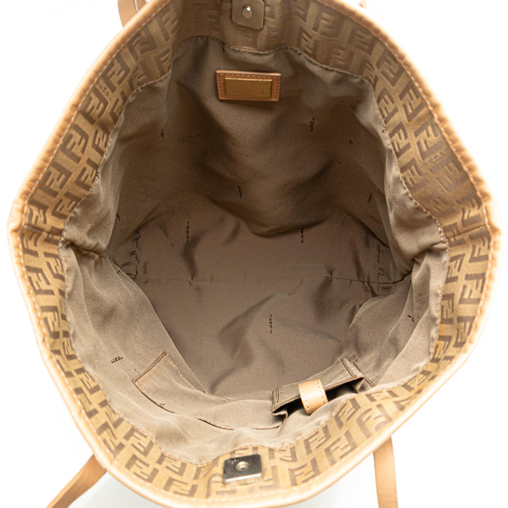 Fendi Zucchino Canvas Tote
