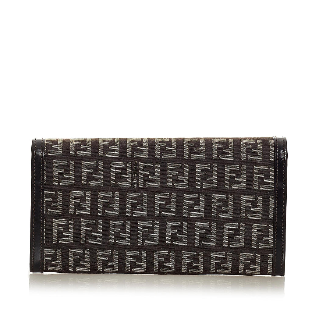 Fendi Zucchino Canvas Wallet (SHG-27187)