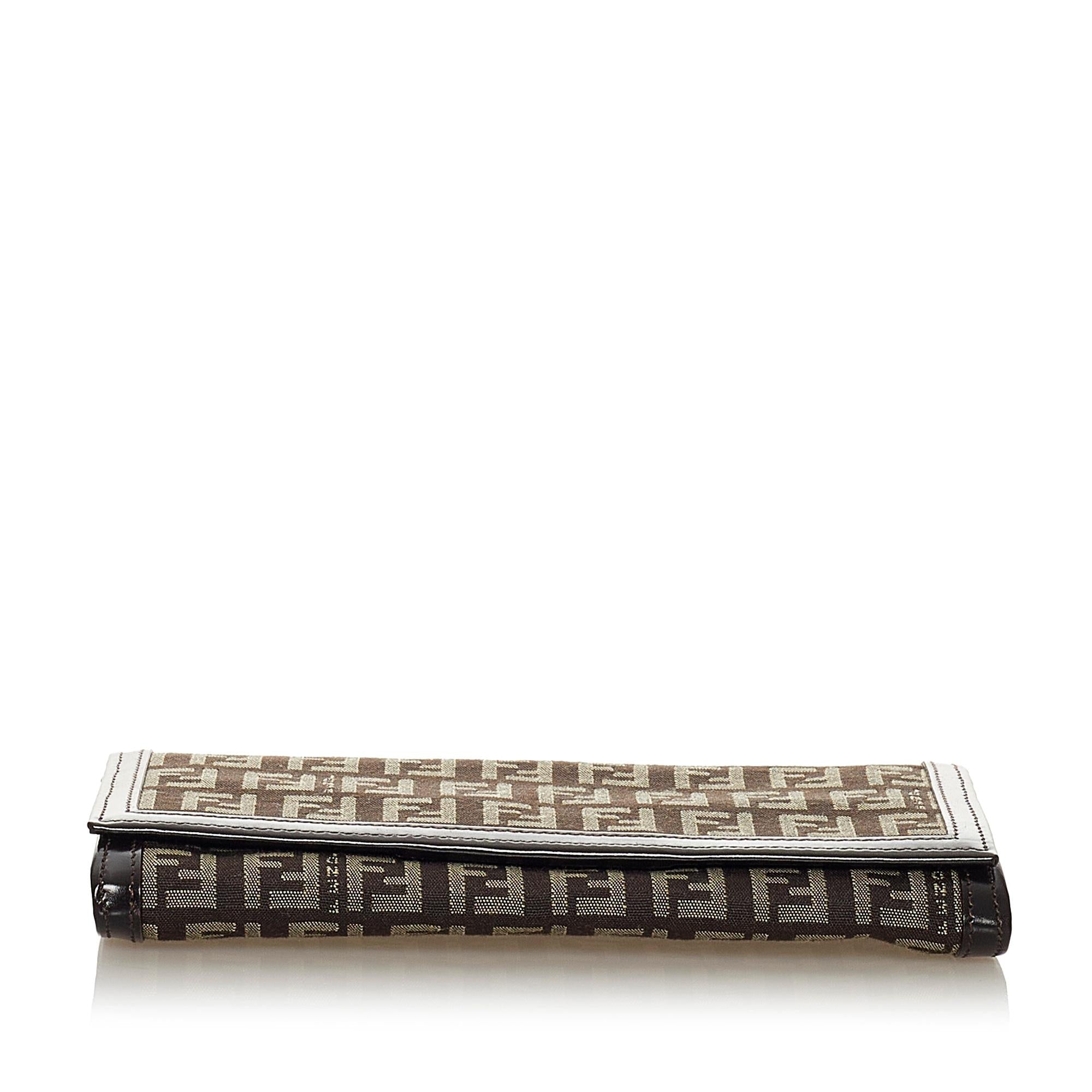 Fendi Zucchino Canvas Wallet (SHG-27187)