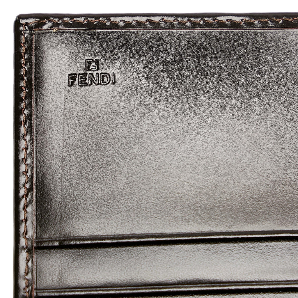 Fendi Zucchino Canvas Wallet (SHG-27187)