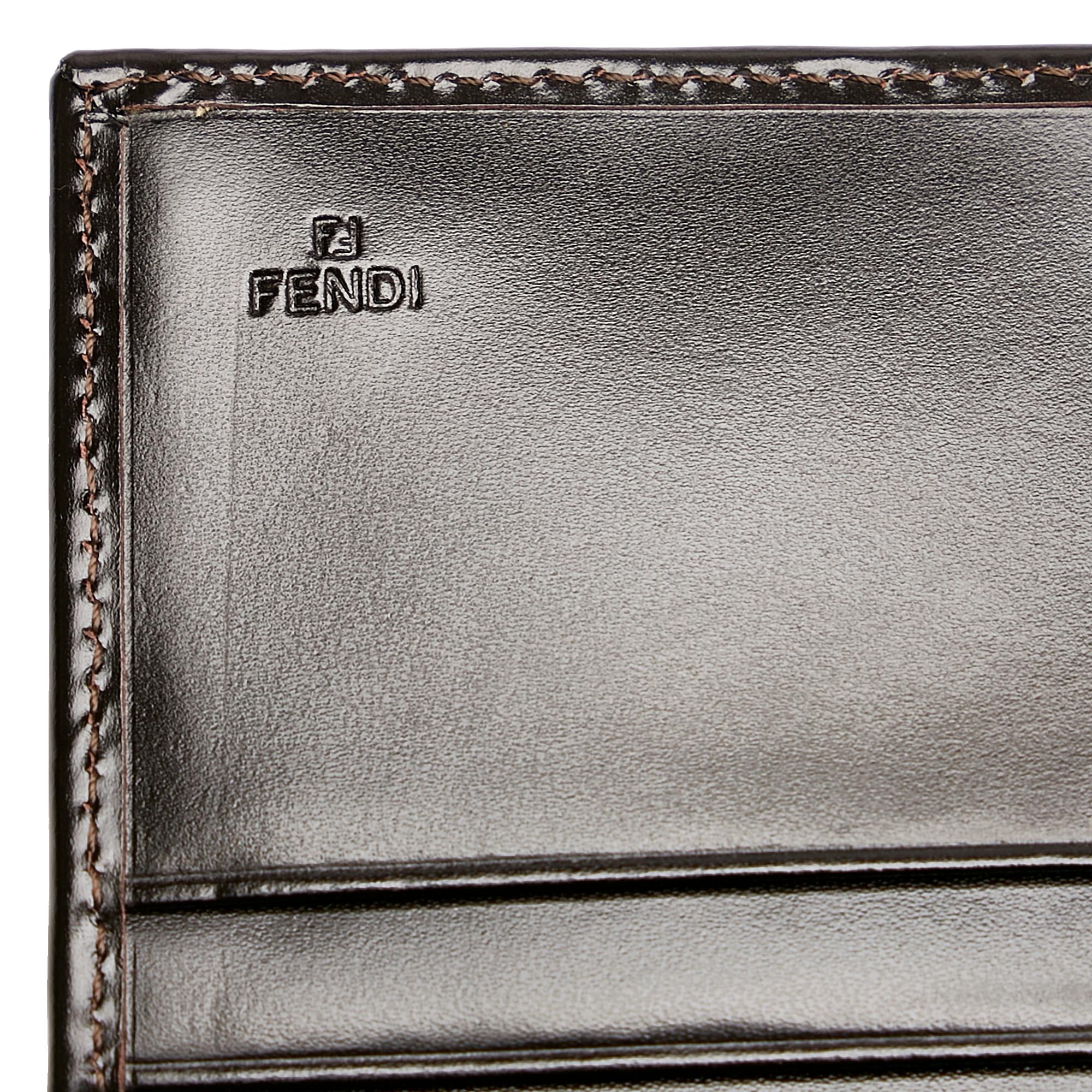 Fendi Zucchino Canvas Wallet (SHG-27187)