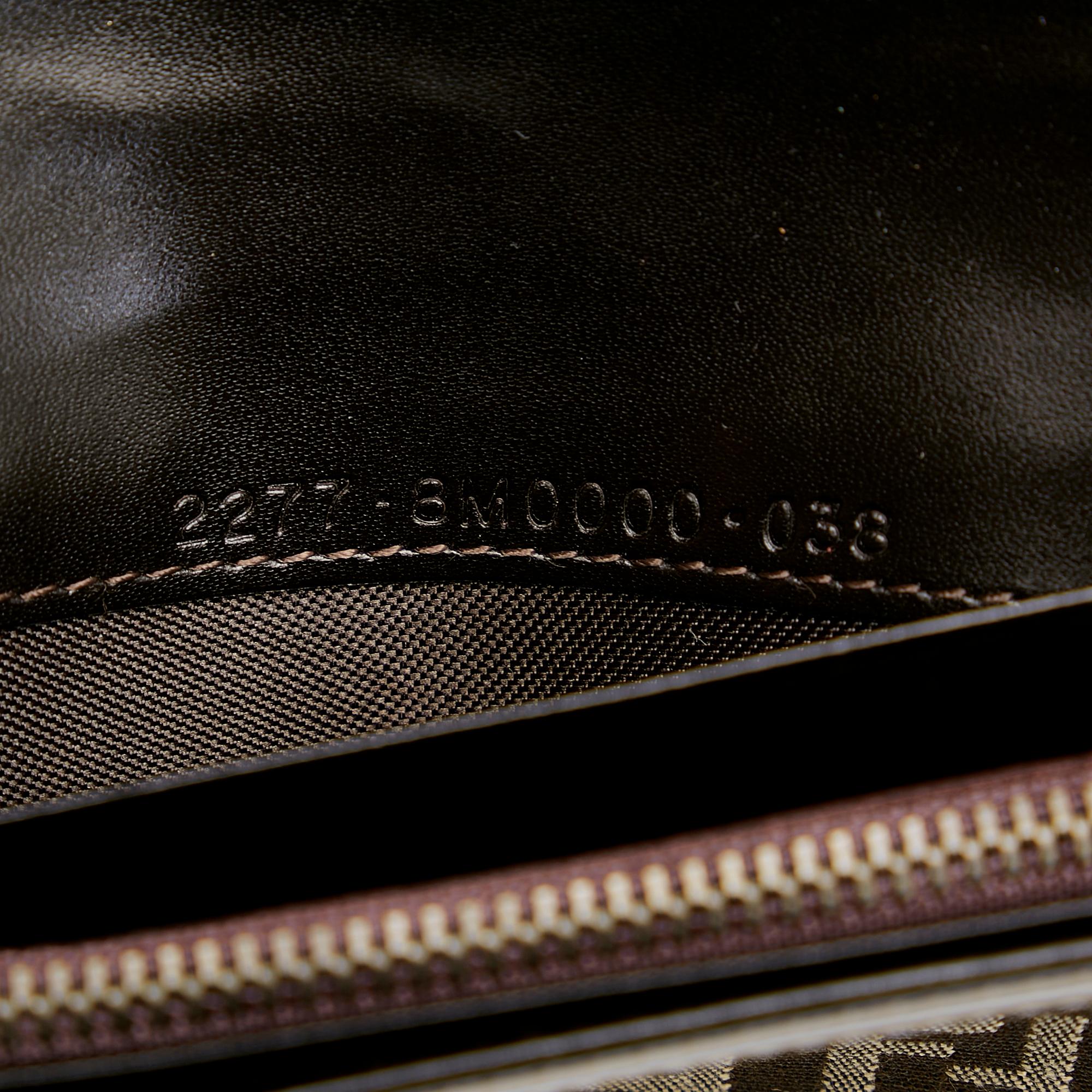 Fendi Zucchino Canvas Wallet (SHG-27187)