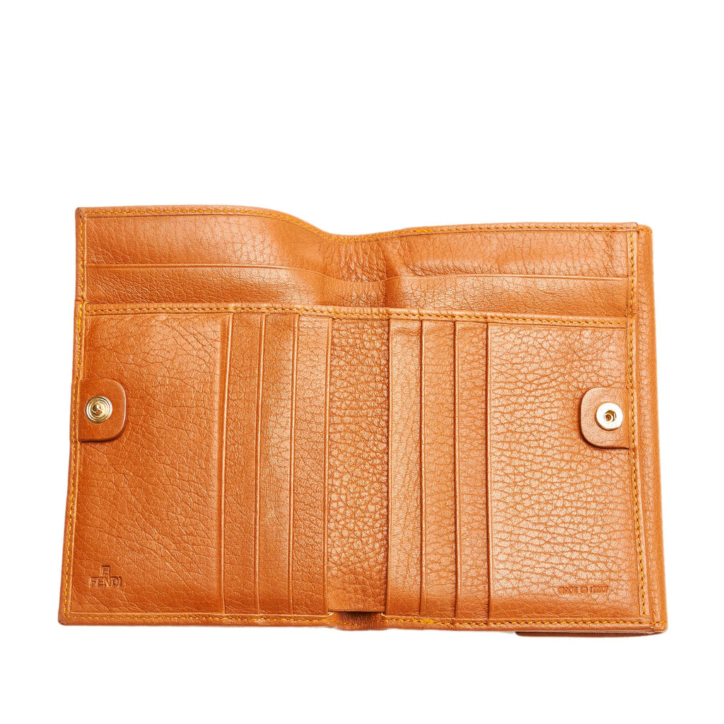 Fendi Zucchino Canvas Wallet (SHG-33654)