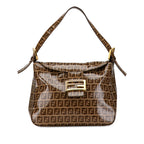 Fendi Zucchino Crystal Double Flap Mamma (SHG-3SaAQQ)