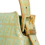 Fendi Zucchino Crystal Double Flap Shoulder Bag (SHG-OsinNf)
