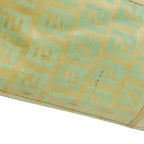 Fendi Zucchino Crystal Double Flap Shoulder Bag (SHG-OsinNf)