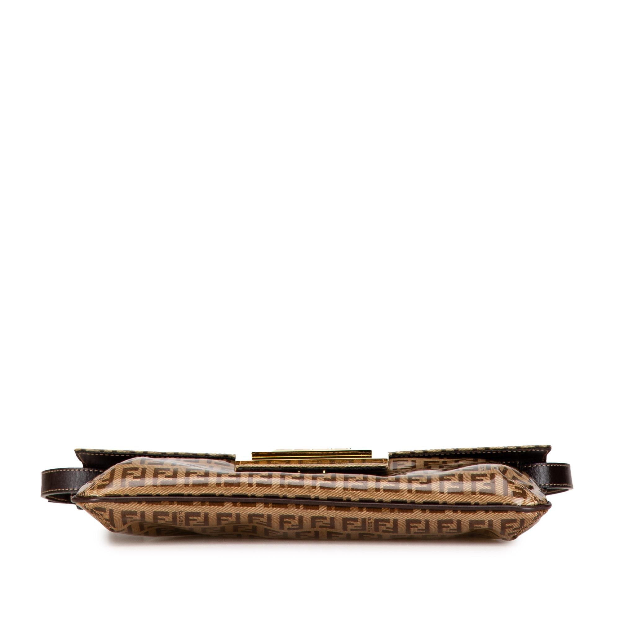 Fendi Zucchino Crystal Shoulder Bag (SHG-IbUEjk)