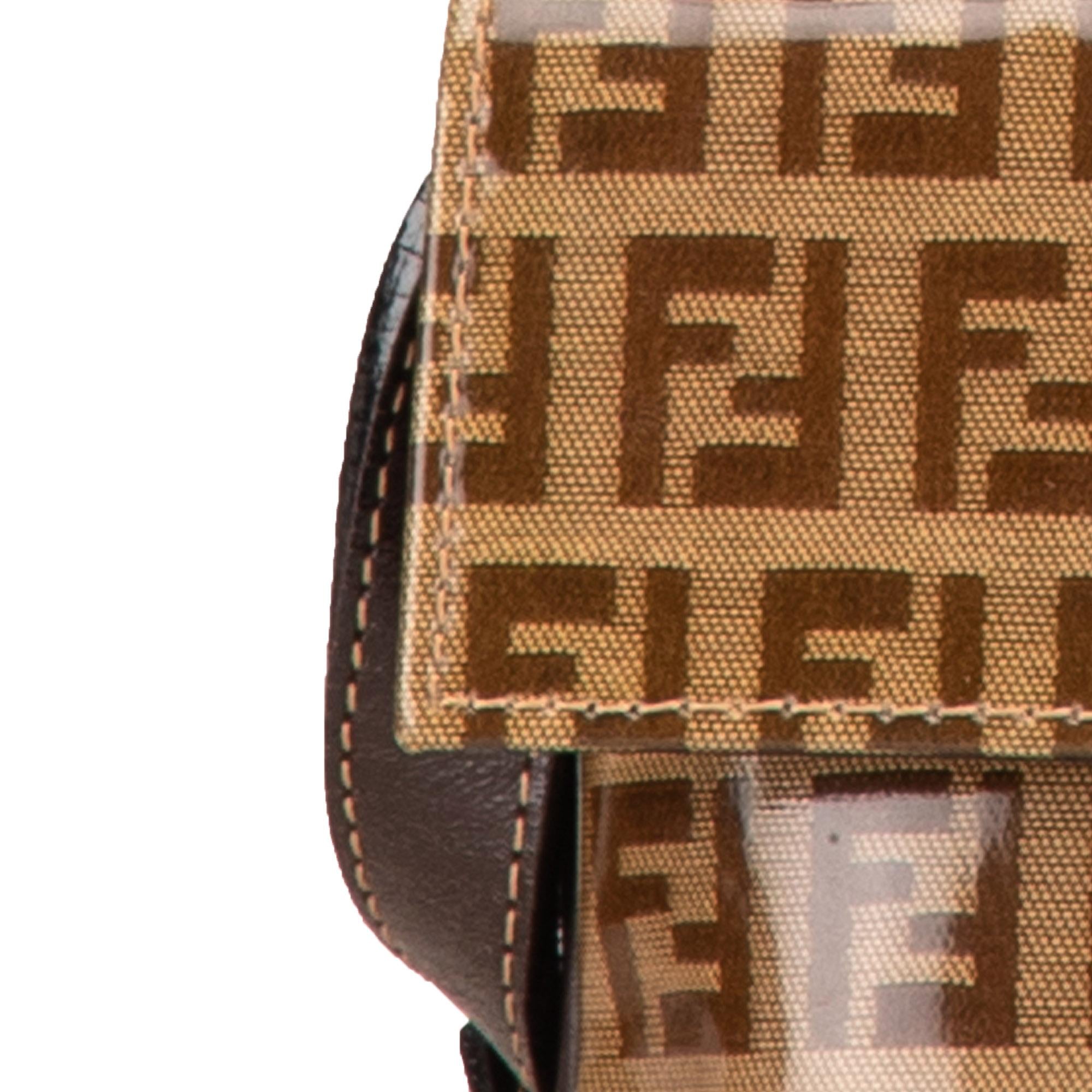 Fendi Zucchino Crystal Shoulder Bag (SHG-IbUEjk)
