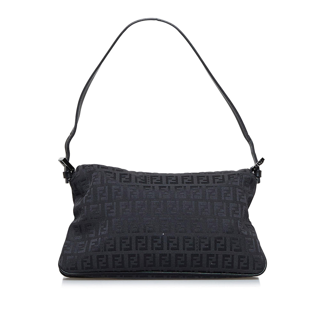 Fendi Zucchino Double Flap Baguette (SHG-1vyG7b)