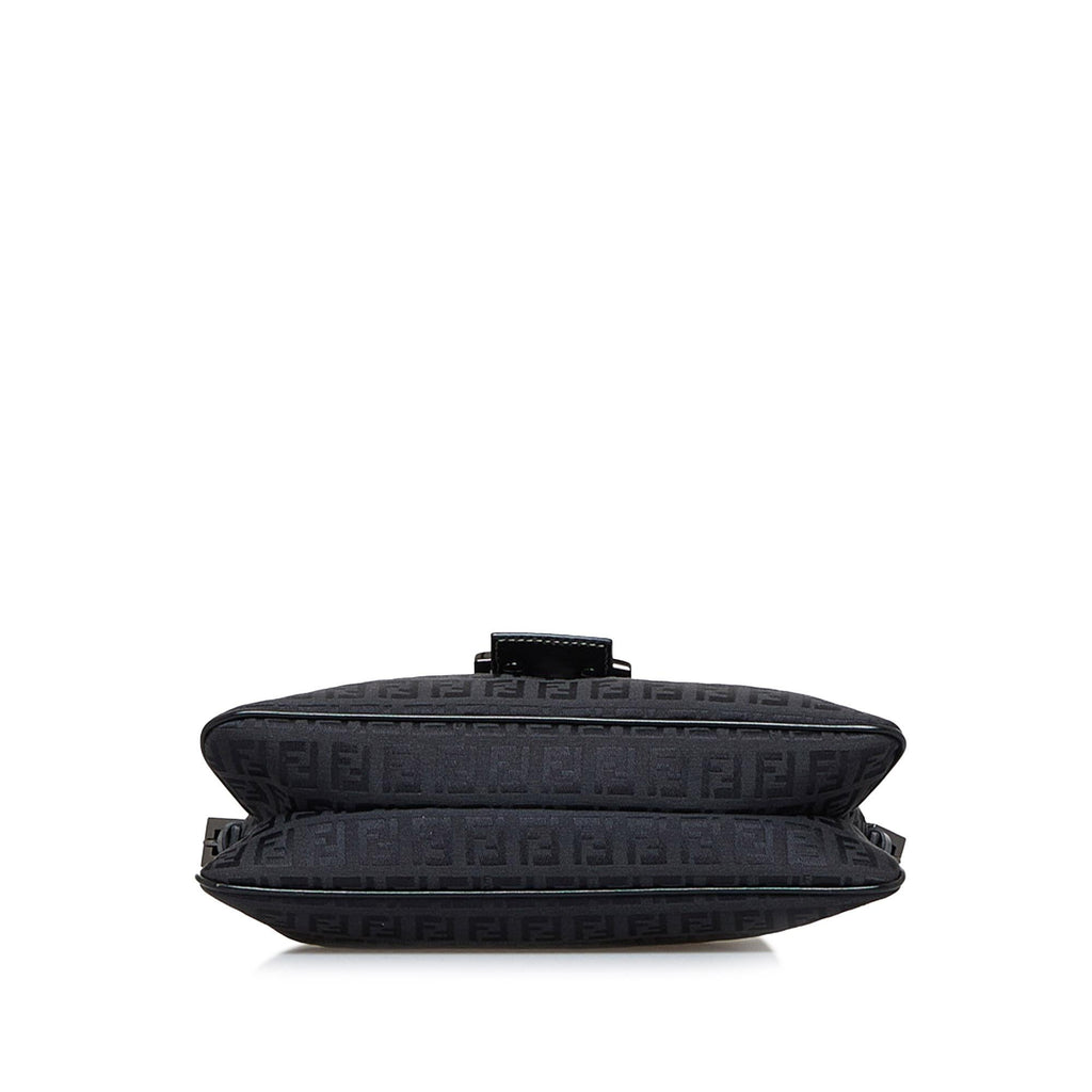 Fendi Zucchino Double Flap Baguette (SHG-1vyG7b)
