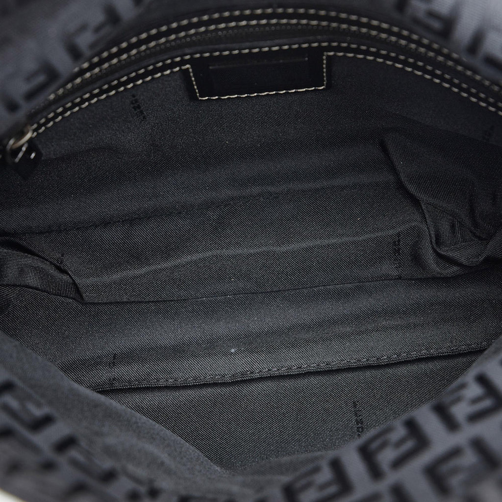 Fendi Zucchino Double Flap Baguette (SHG-1vyG7b)