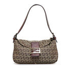 Fendi Zucchino Double Flap Baguette (SHG-du3Dv1)