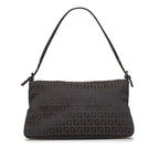 Fendi Zucchino Double Flap Baguette (SHG-RIWGfn)