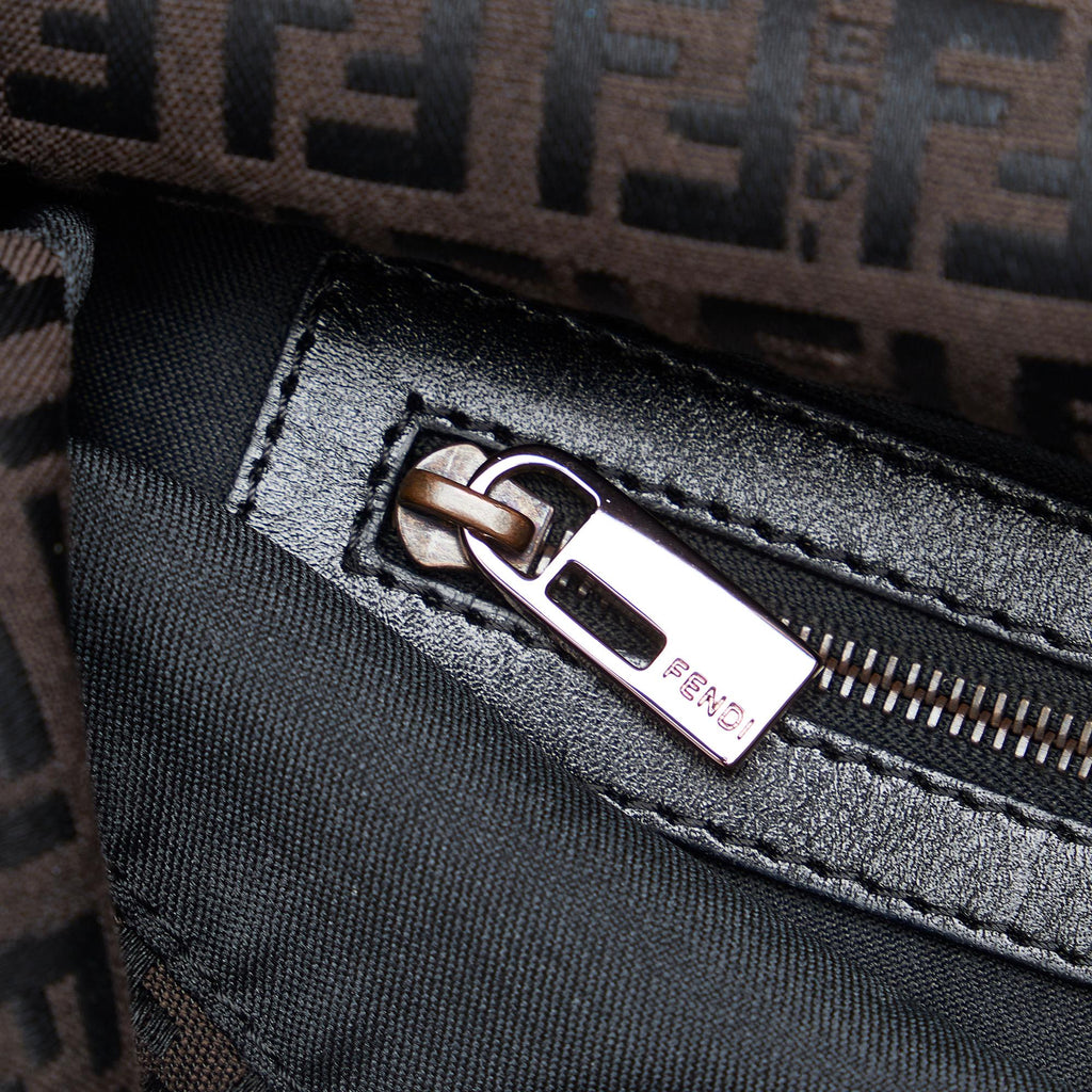 Fendi Zucchino Double Flap Baguette (SHG-RIWGfn)