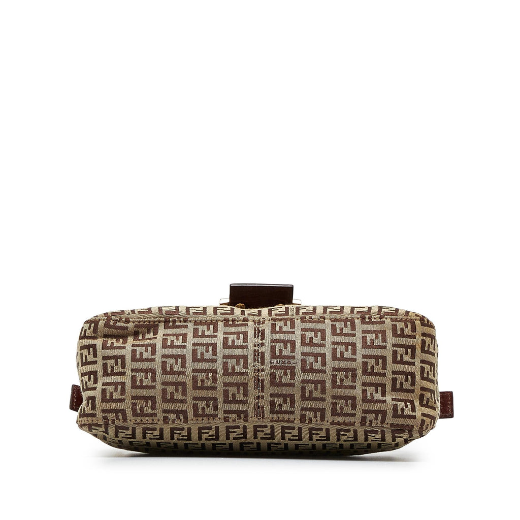 Fendi Zucchino Double Flap Baguette (SHG-30Rj5M)