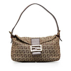 Fendi Zucchino Double Flap Baguette (SHG-30Rj5M)