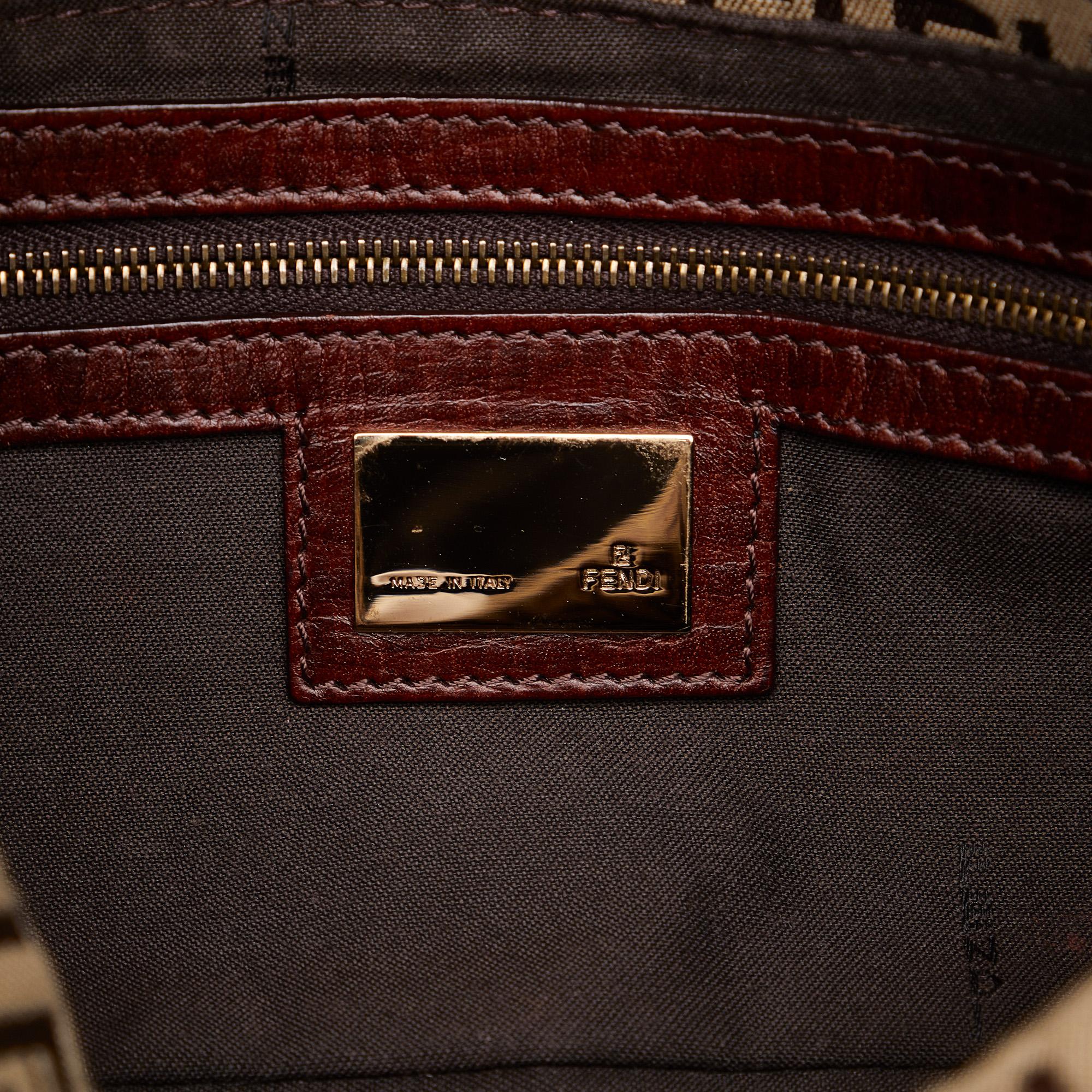 Fendi Zucchino Double Flap Baguette (SHG-30Rj5M)