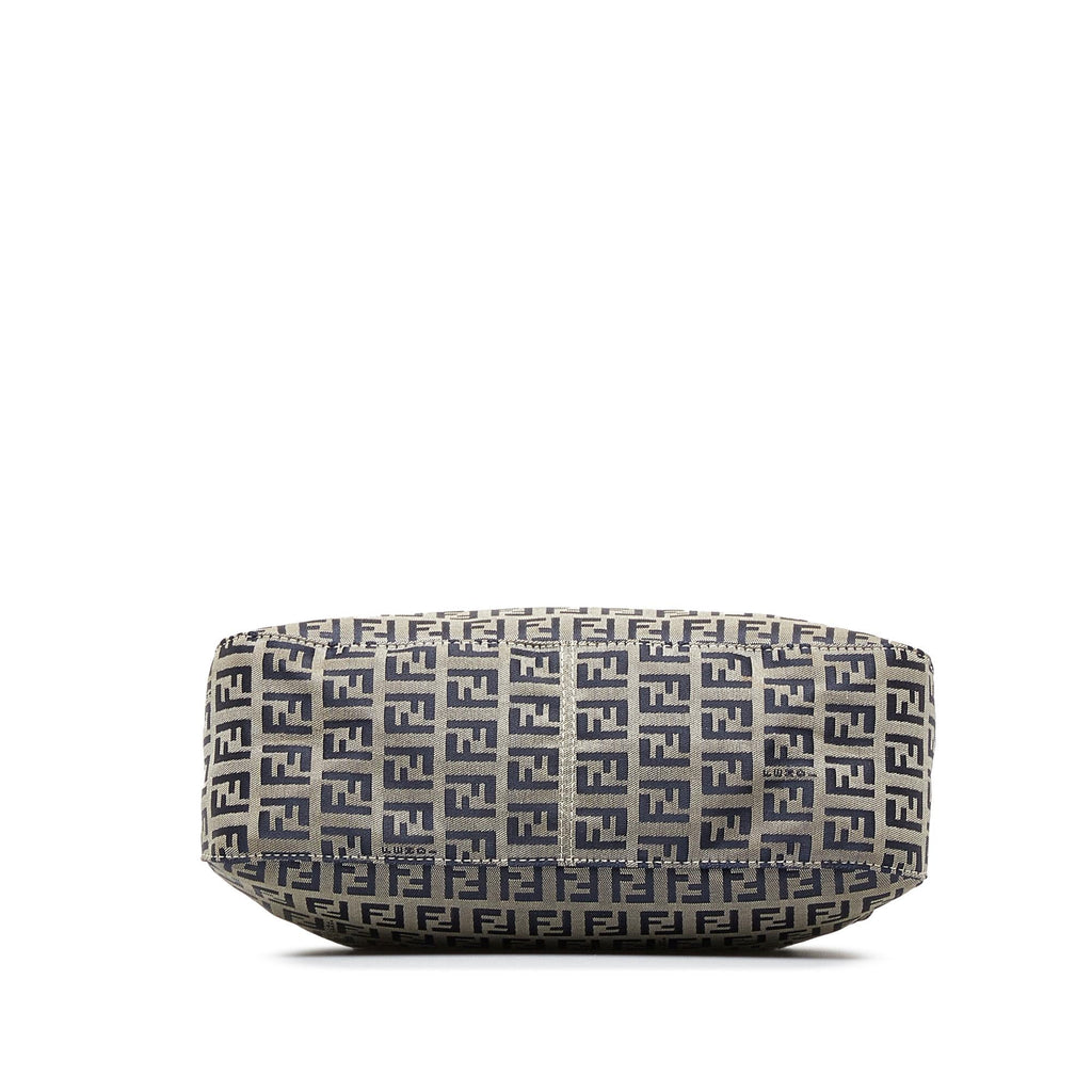 Fendi Zucchino Double Flap Baguette (SHG-hVuyFH)