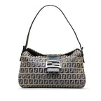 Fendi Zucchino Double Flap Baguette (SHG-hVuyFH)