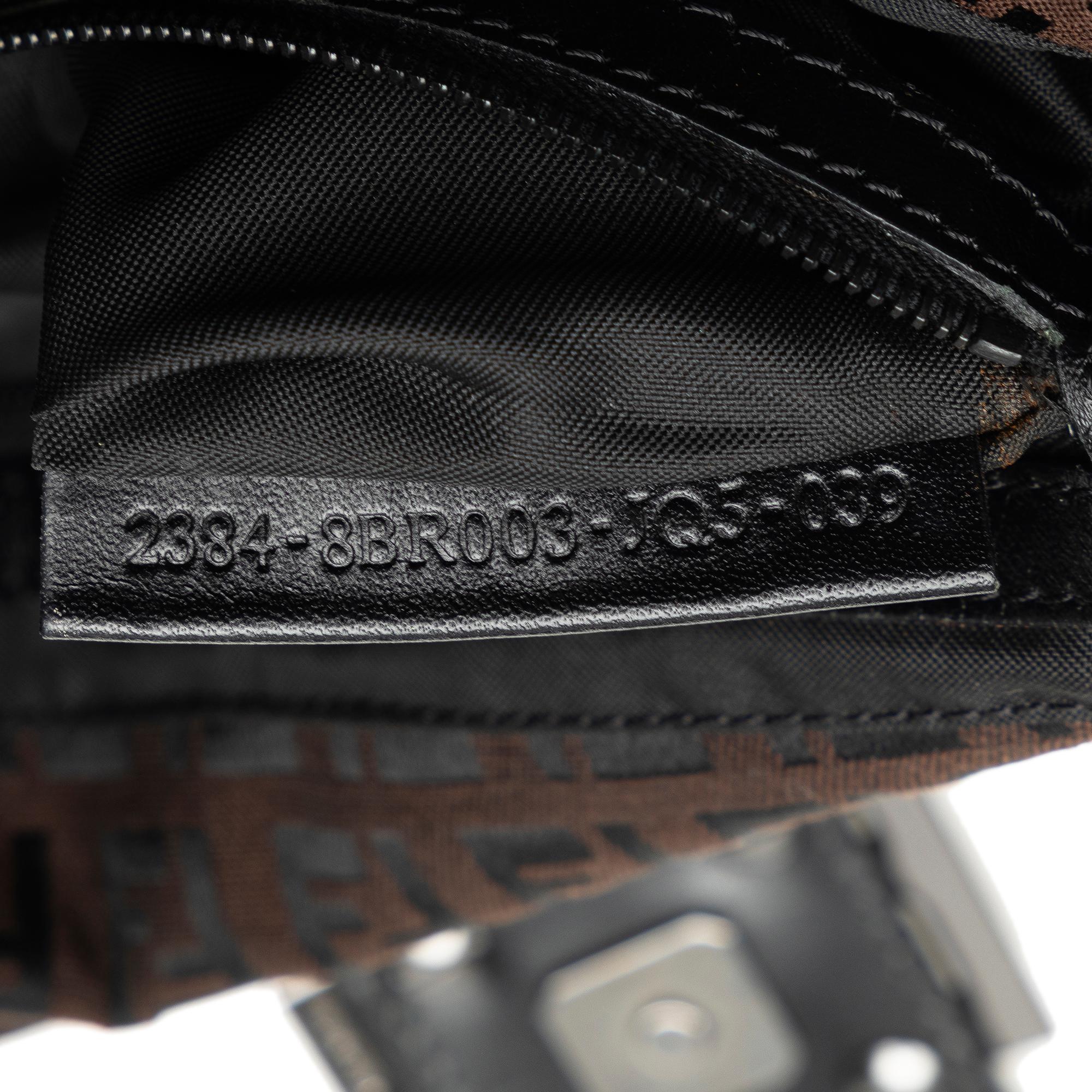 Fendi Zucchino Double Flap Baguette (SHG-WAc2kE)