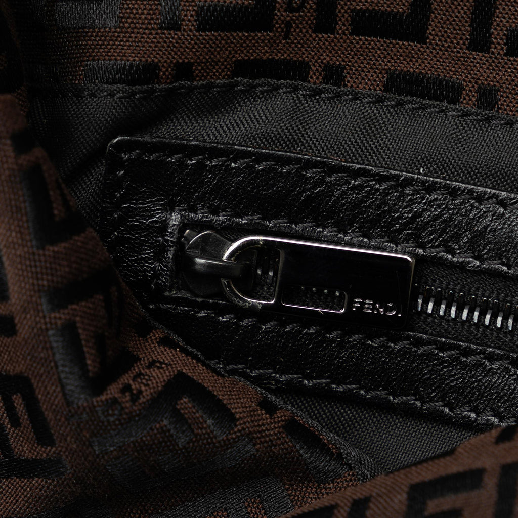 Fendi Zucchino Double Flap Baguette (SHG-WAc2kE)