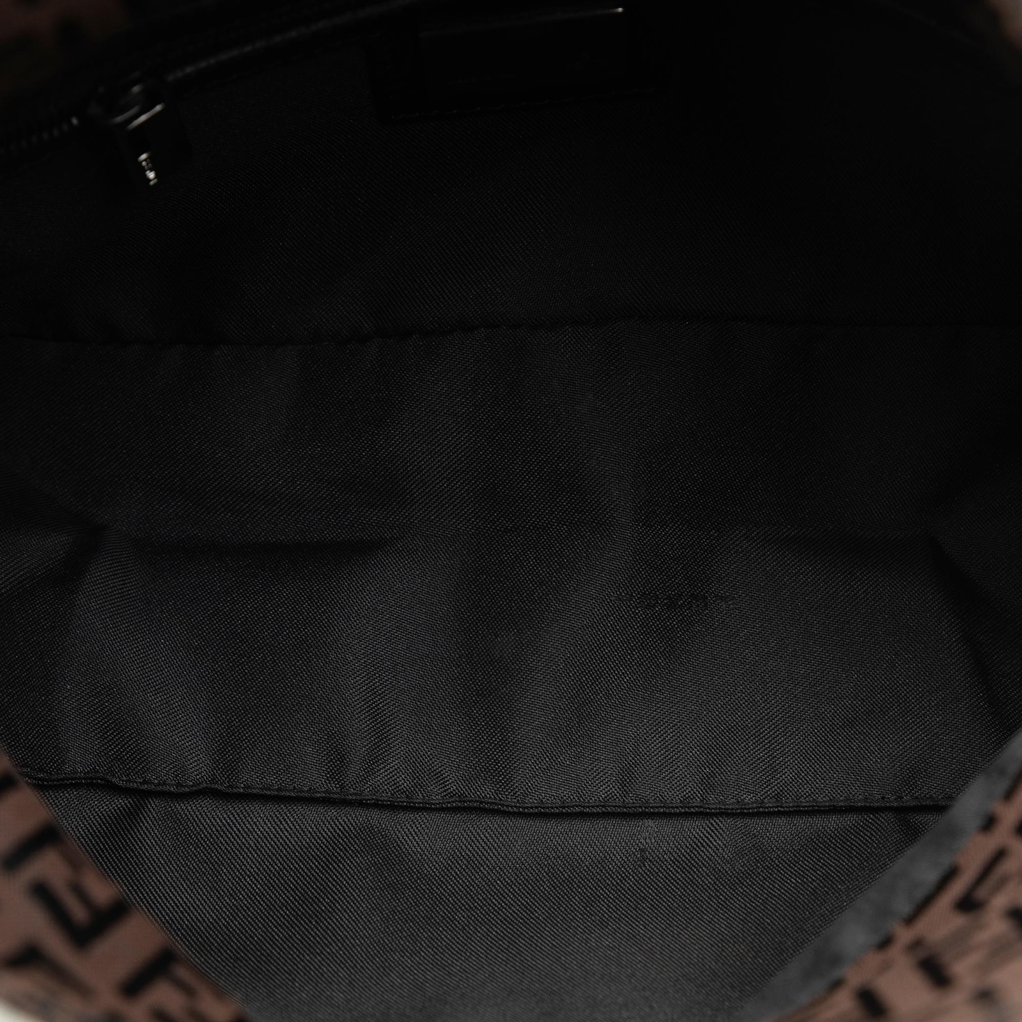Fendi Zucchino Double Flap Baguette (SHG-WAc2kE)