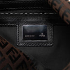 Fendi Zucchino Double Flap Baguette (SHG-WAc2kE)