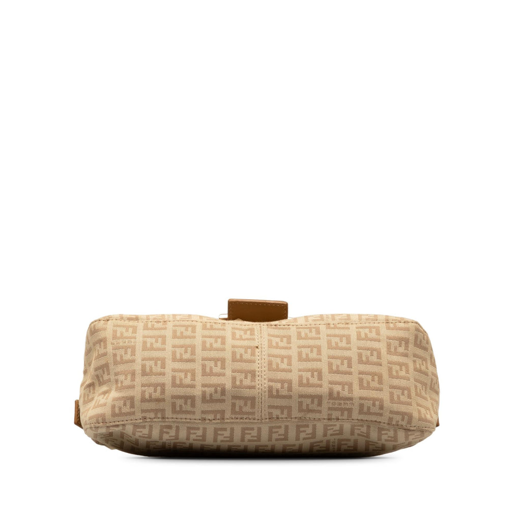 Fendi Zucchino Double Flap Baguette (SHG-v7ZGVv)