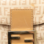 Fendi Zucchino Double Flap Baguette (SHG-v7ZGVv)