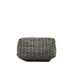 Fendi Zucchino Double Flap Shoulder Bag (SHG-VzVhou)