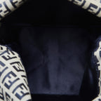 Fendi Zucchino Double Flap Shoulder Bag (SHG-VzVhou)