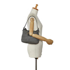 Fendi Zucchino Double Flap Shoulder Bag (SHG-VzVhou)