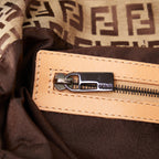 Fendi Zucchino Double Flap Tote (SHG-wgkC7B)