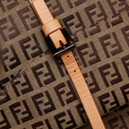 Fendi Zucchino Double Flap Tote (SHG-wgkC7B)
