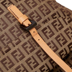 Fendi Zucchino Double Flap Tote (SHG-wgkC7B)