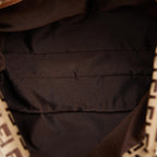 Fendi Zucchino Double Flap Tote (SHG-wgkC7B)