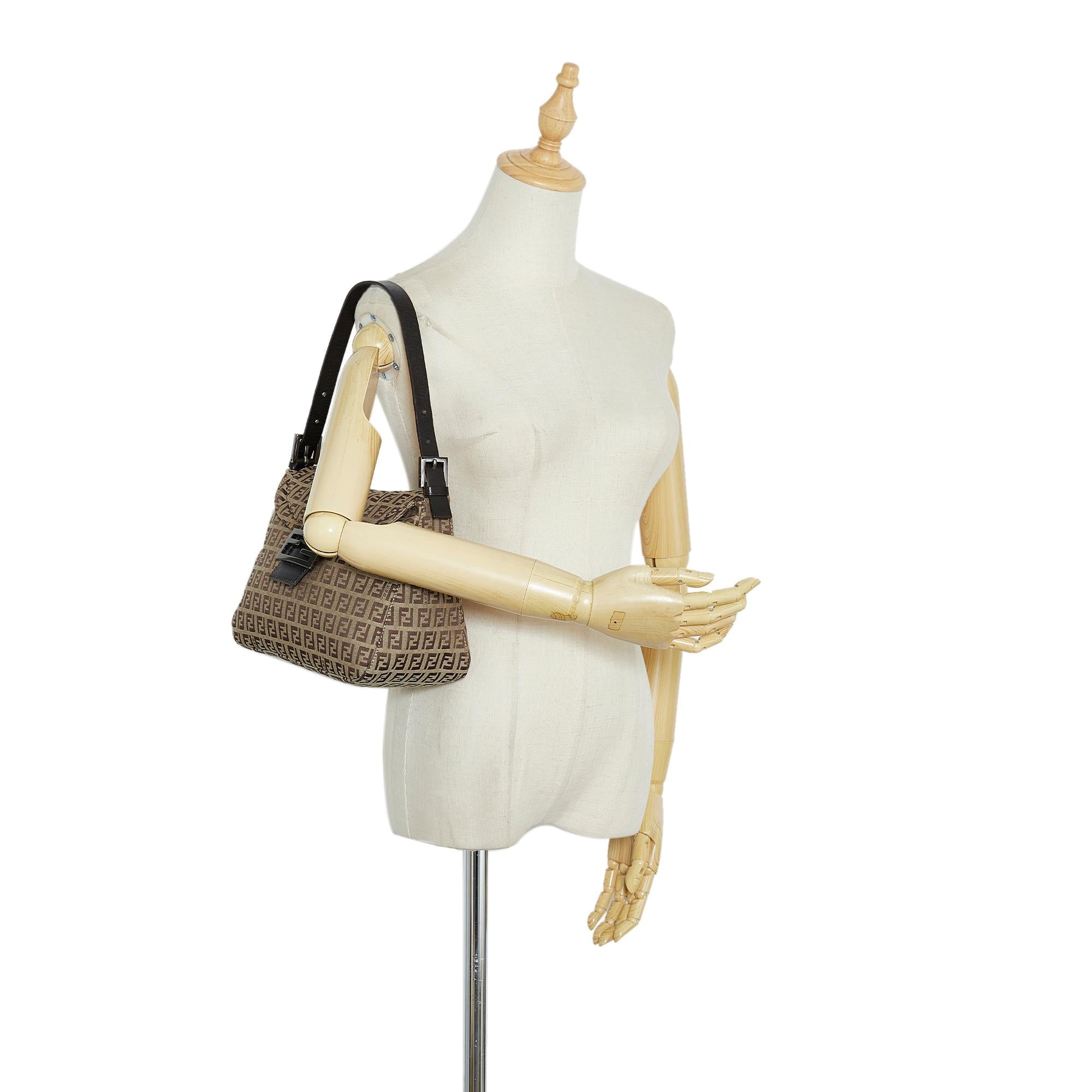 Fendi Zucchino Double Flap (SHG-T0Xfp4)