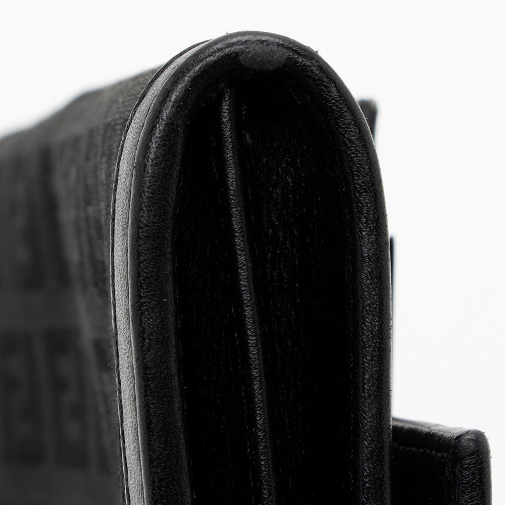 Fendi Zucchino Flap Wallet (SHF-16384)