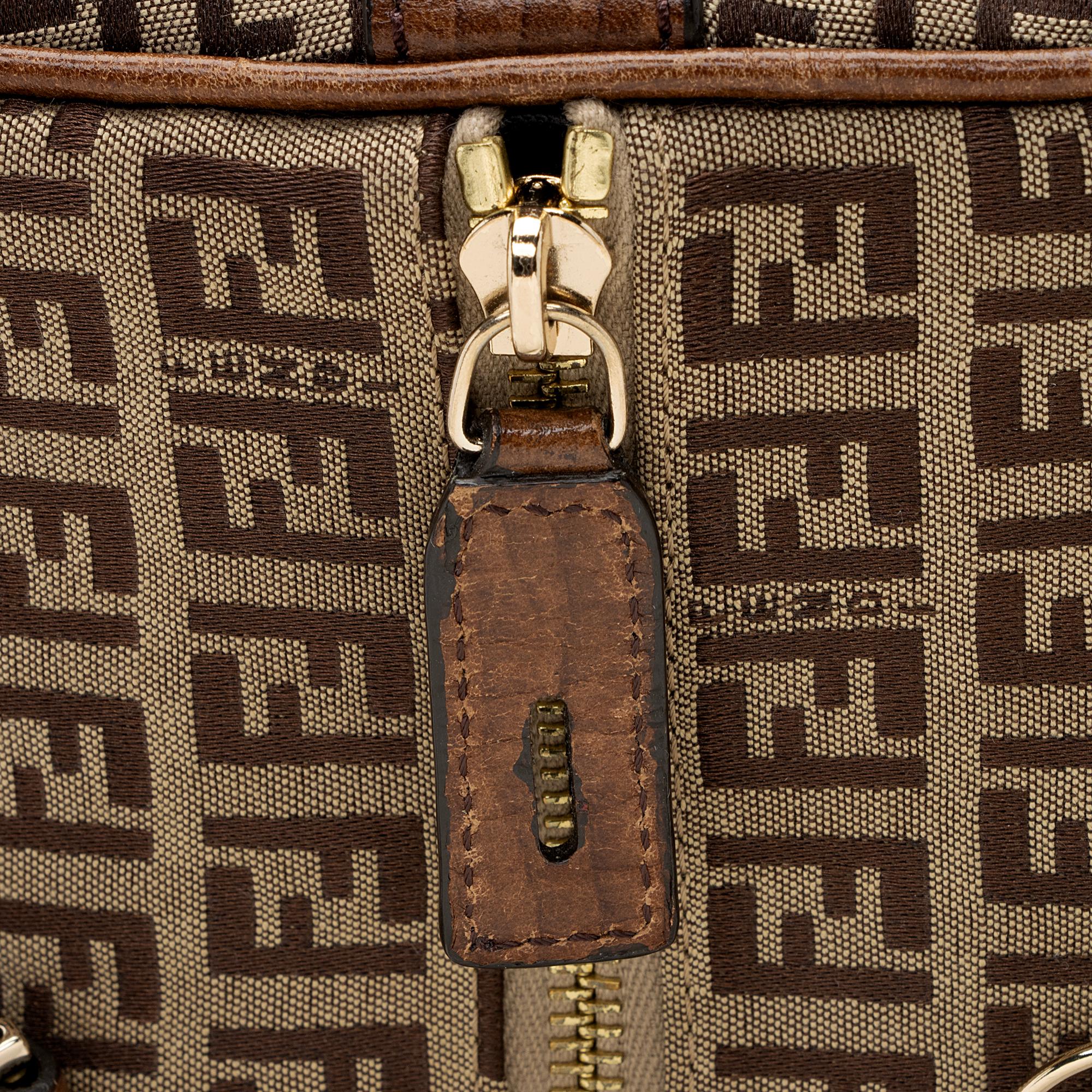 Fendi Zucchino Forever Boston Bag (SHF-22847)