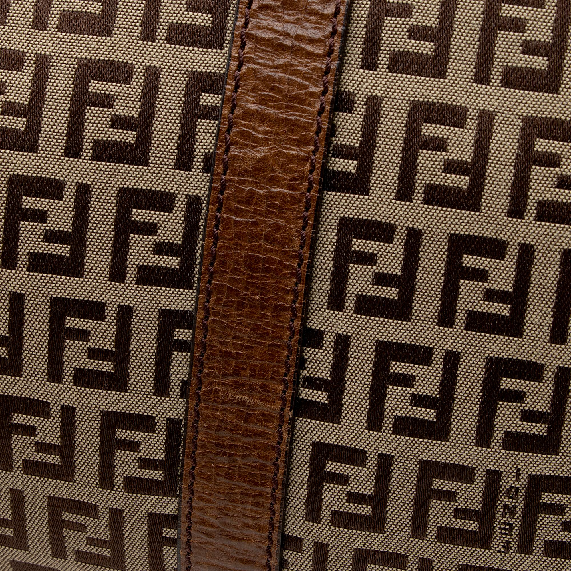 Fendi Zucchino Forever Boston Bag (SHF-22847)