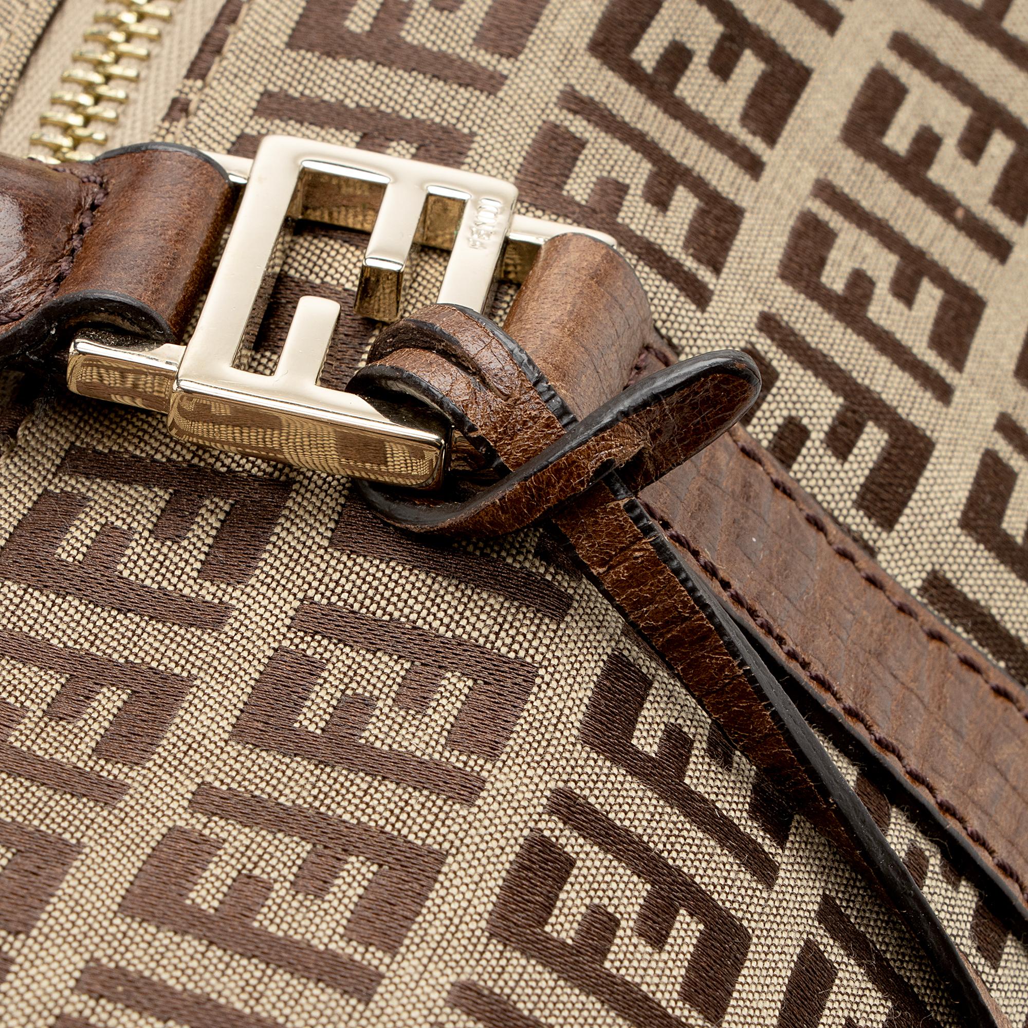 Fendi Zucchino Forever Boston Bag (SHF-22847)